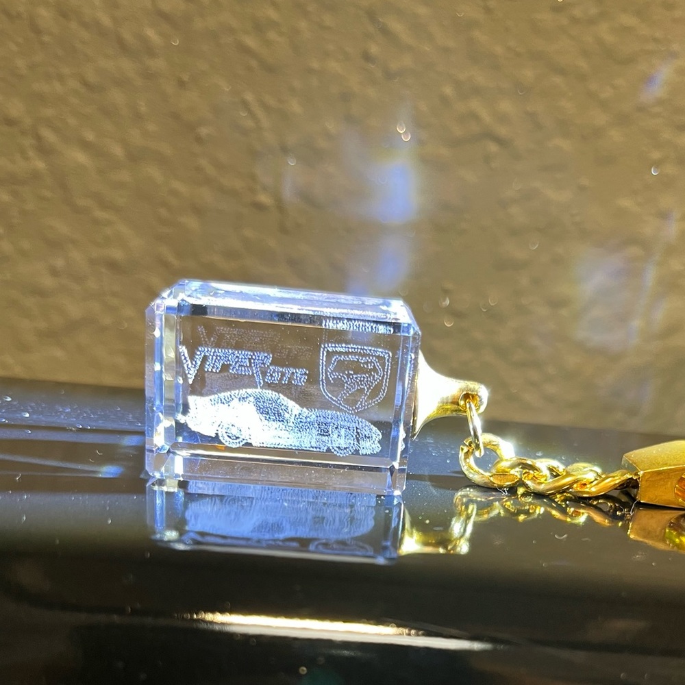 Dodge Viper GTS Leaded Crystal Key Chain